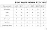 Boy's Rust Bhandej Kurta Pyjama Set