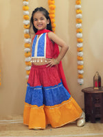 Girl's halter neck navratri lehenga choli