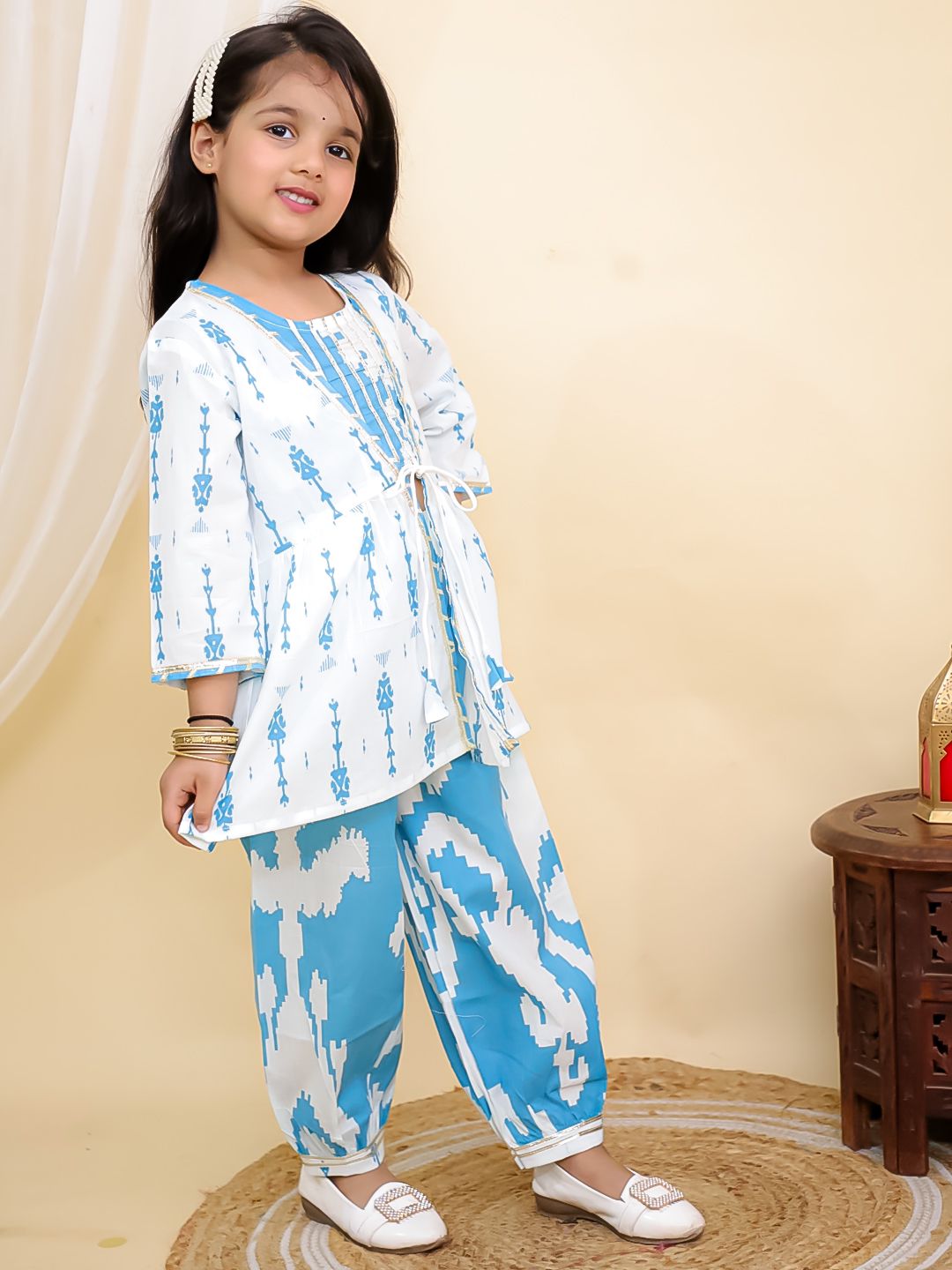 Girl's peplum co-ord set