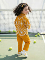 Sunshine Schiffli Girl's Co-ord Set