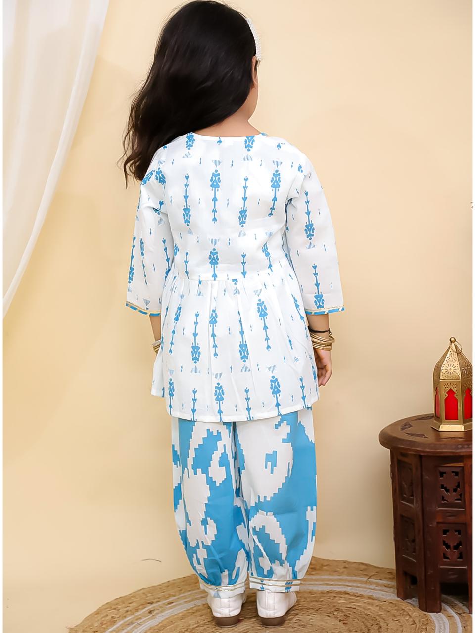 Girl's peplum co-ord set