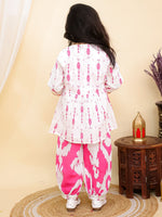 Girl's peplum co-ord set