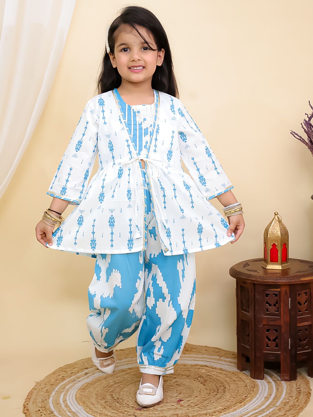 Girl's peplum co-ord set