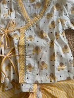 Infant Boys Dhoti Kurta set-Sunny Safari