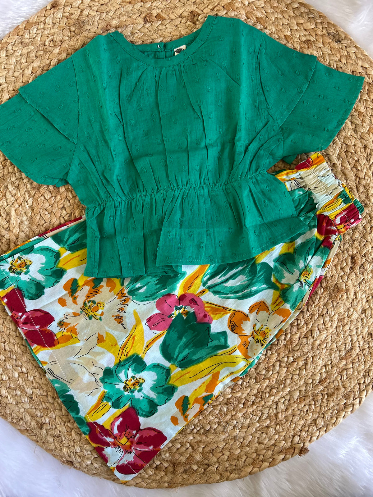 Turquoise Girls Co-ord Set