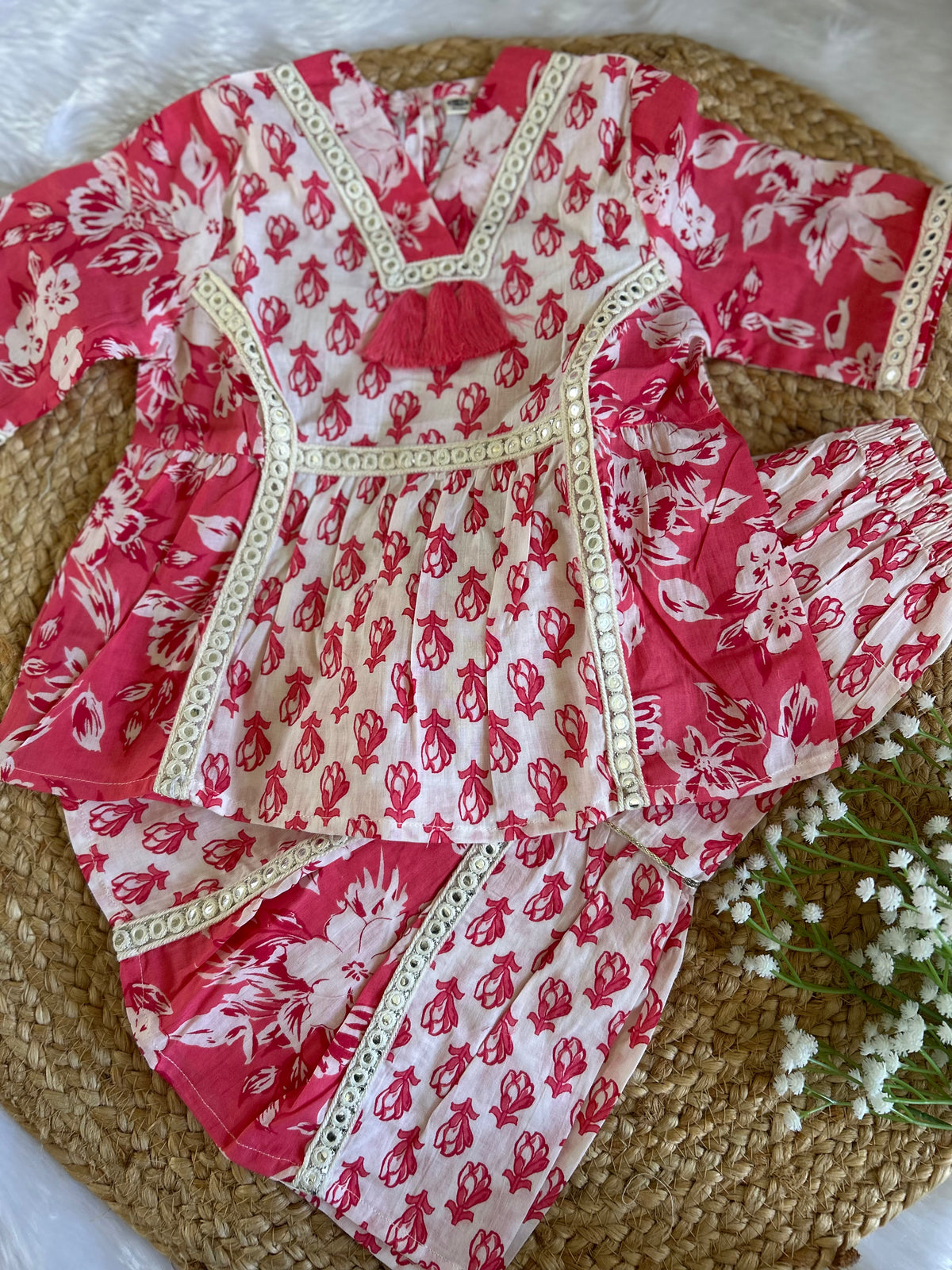 Girls Kurta Sharara Set