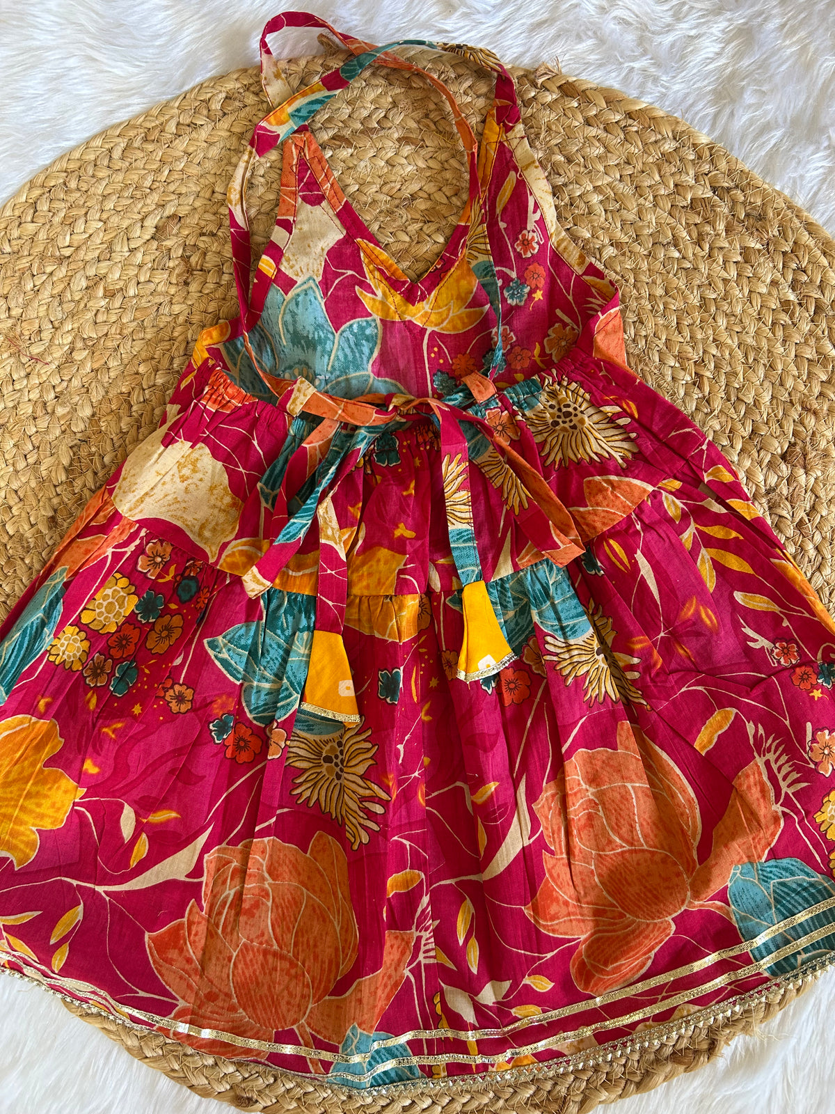 Halter Neck Kurta Dhoti Set – Marigold Muse