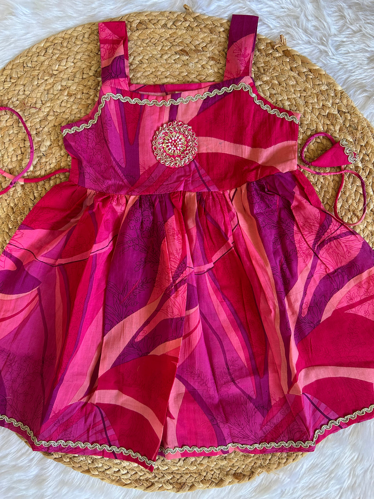 Rosy Charm Kurta Dhoti set