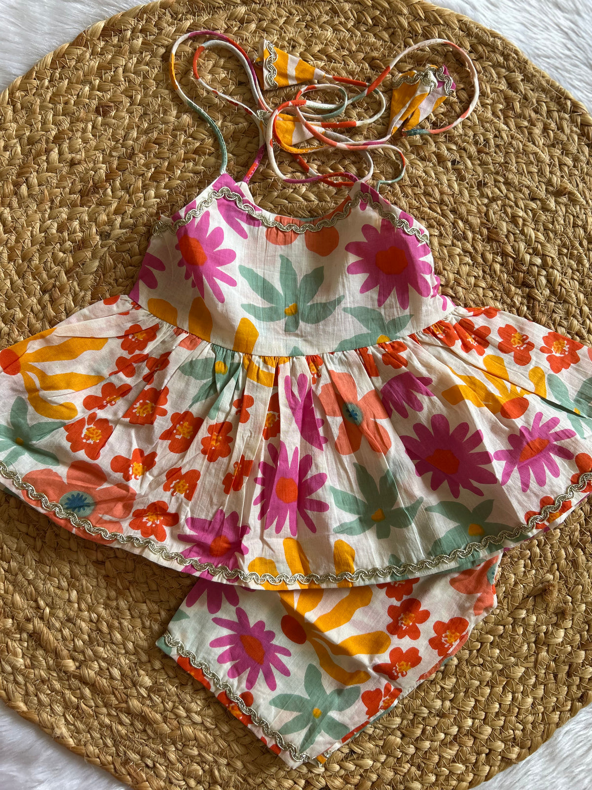 Infant Kurti with Pant-Multicolor