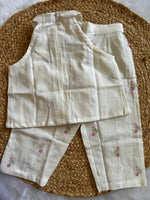 Meadow Bloom Embroidered Co-ord Set