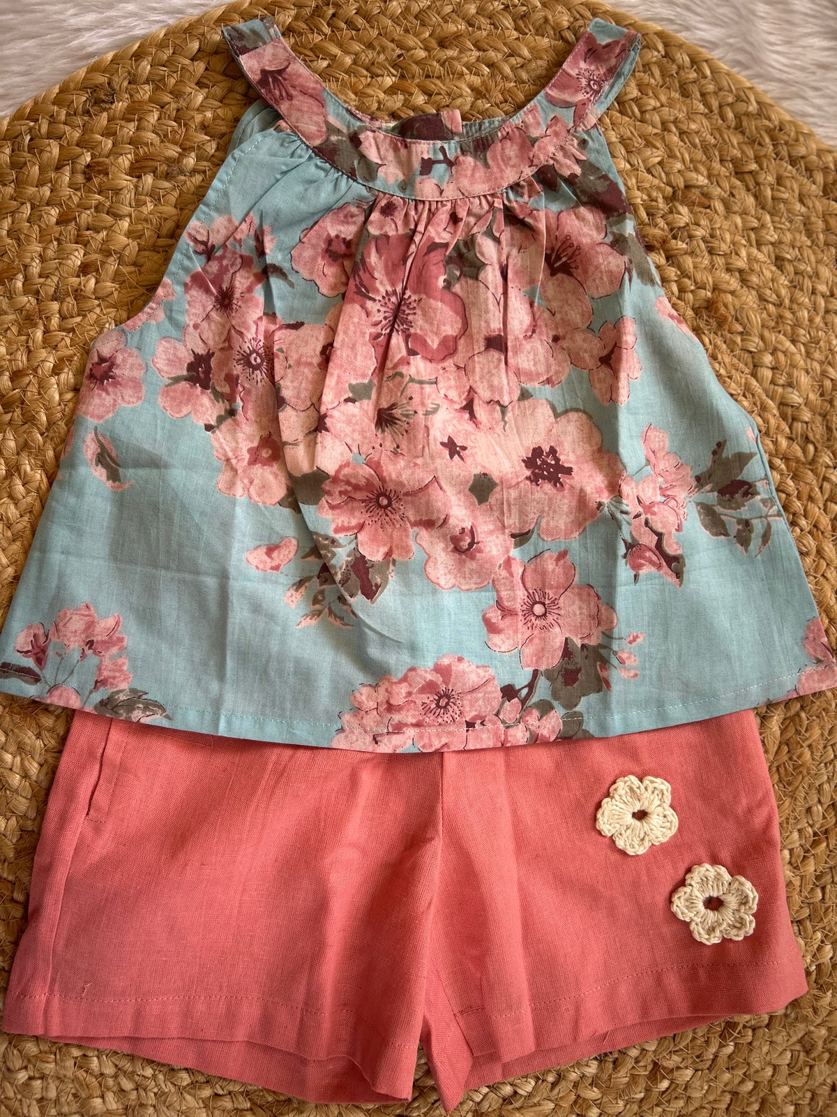 Aqua Bloom Co-ord Set