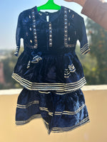 Girls Velvet Kurti Sharara