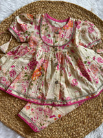 Blush Meadow Kurti Pant Set