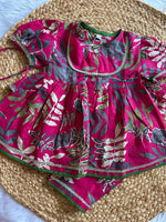 Berry Bloom Kurti Pant Set