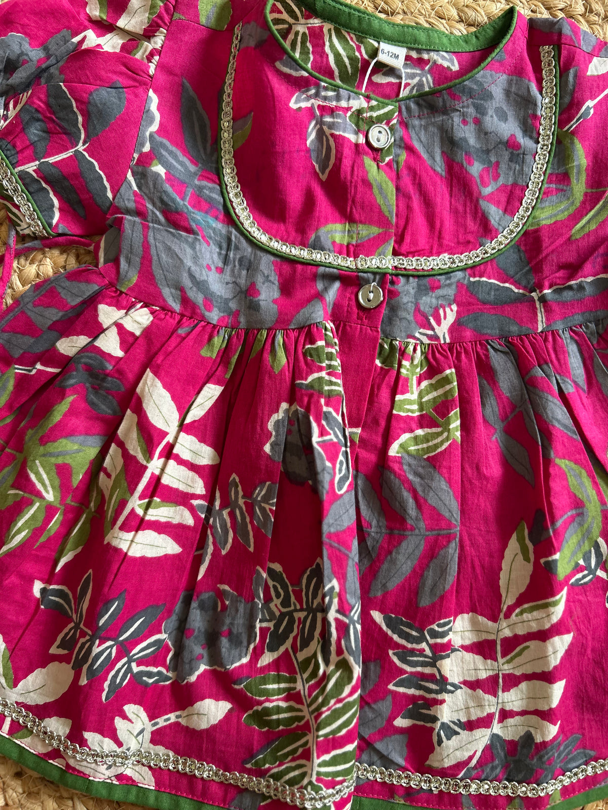 Berry Bloom Kurti Pant Set