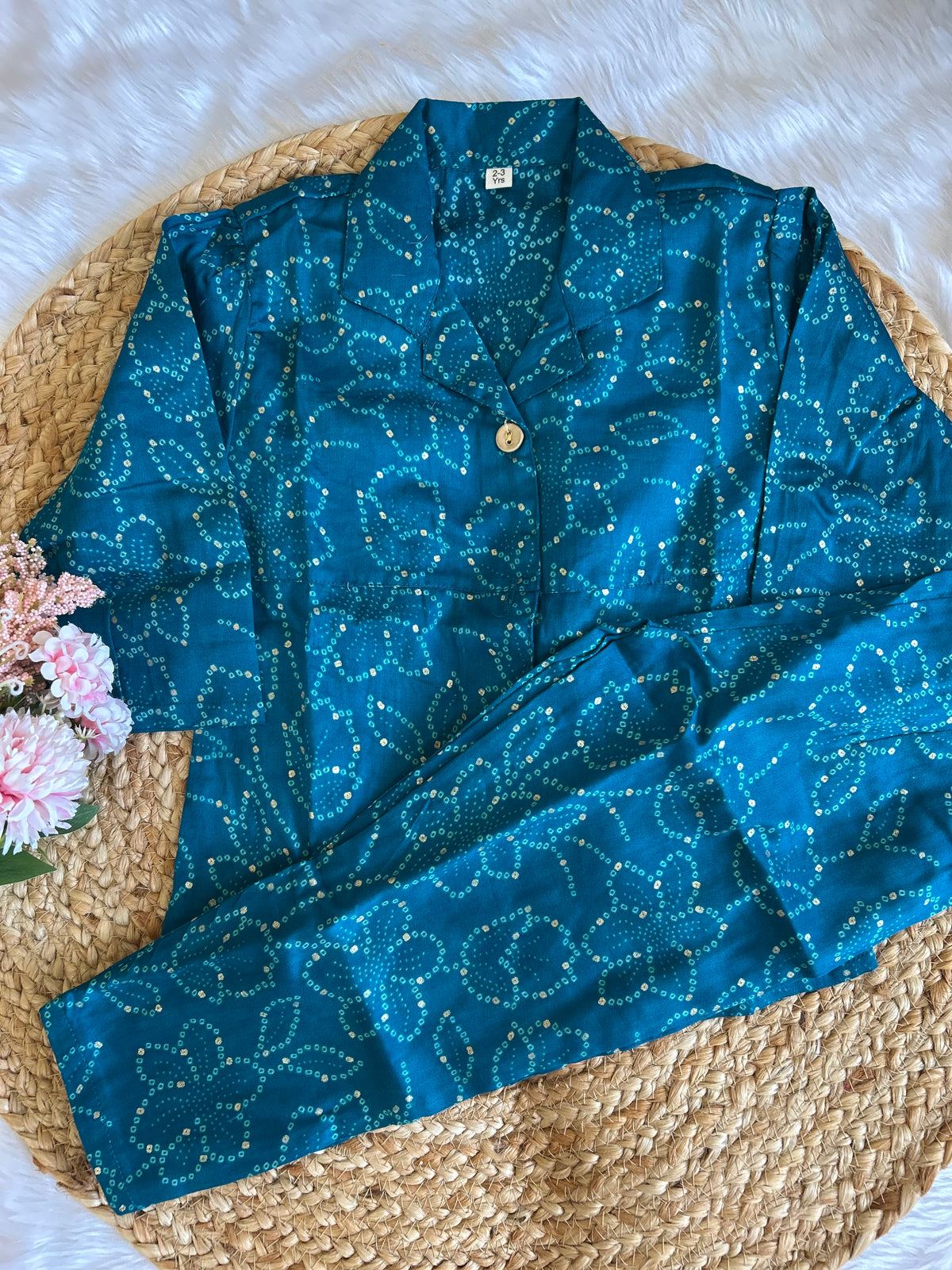 Girls Muslin Co-ord Set