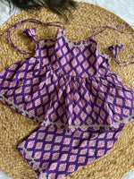 Infant Kurti with Pants-Purple