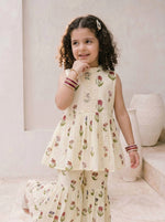 Rosette Charm Sharara Set