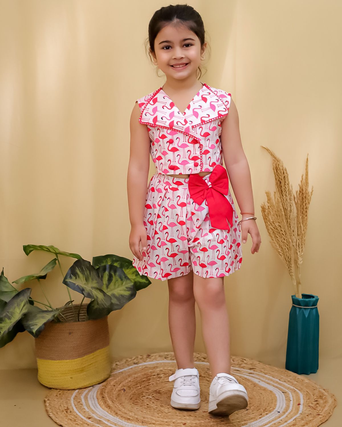 Girl's Crop top co-ord set