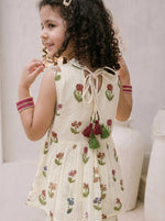 Rosette Charm Sharara Set