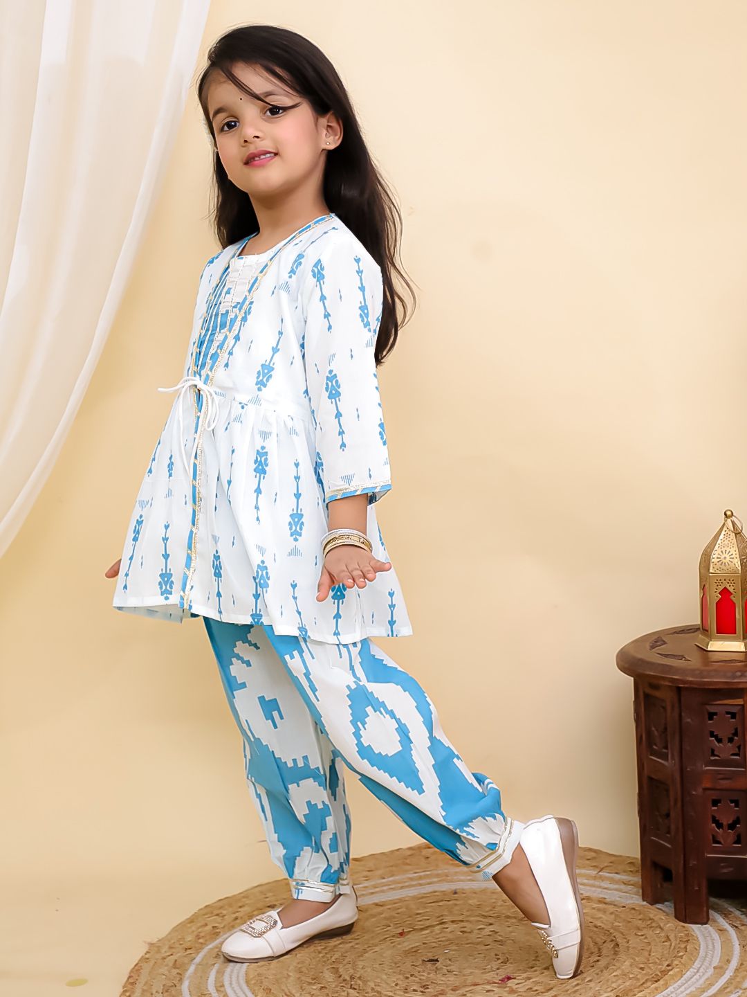 Girl's peplum co-ord set