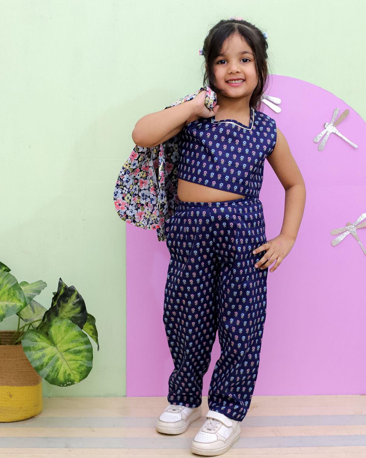 Girls Three Piece Blazer Set
