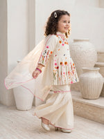 Pearl Petal Embroidered Suit