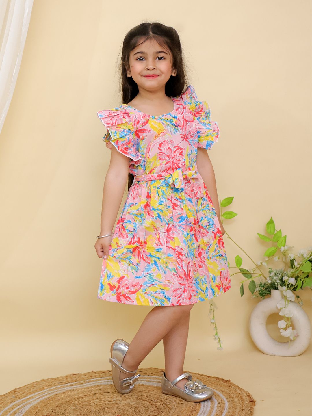 Girl's Floral Frock