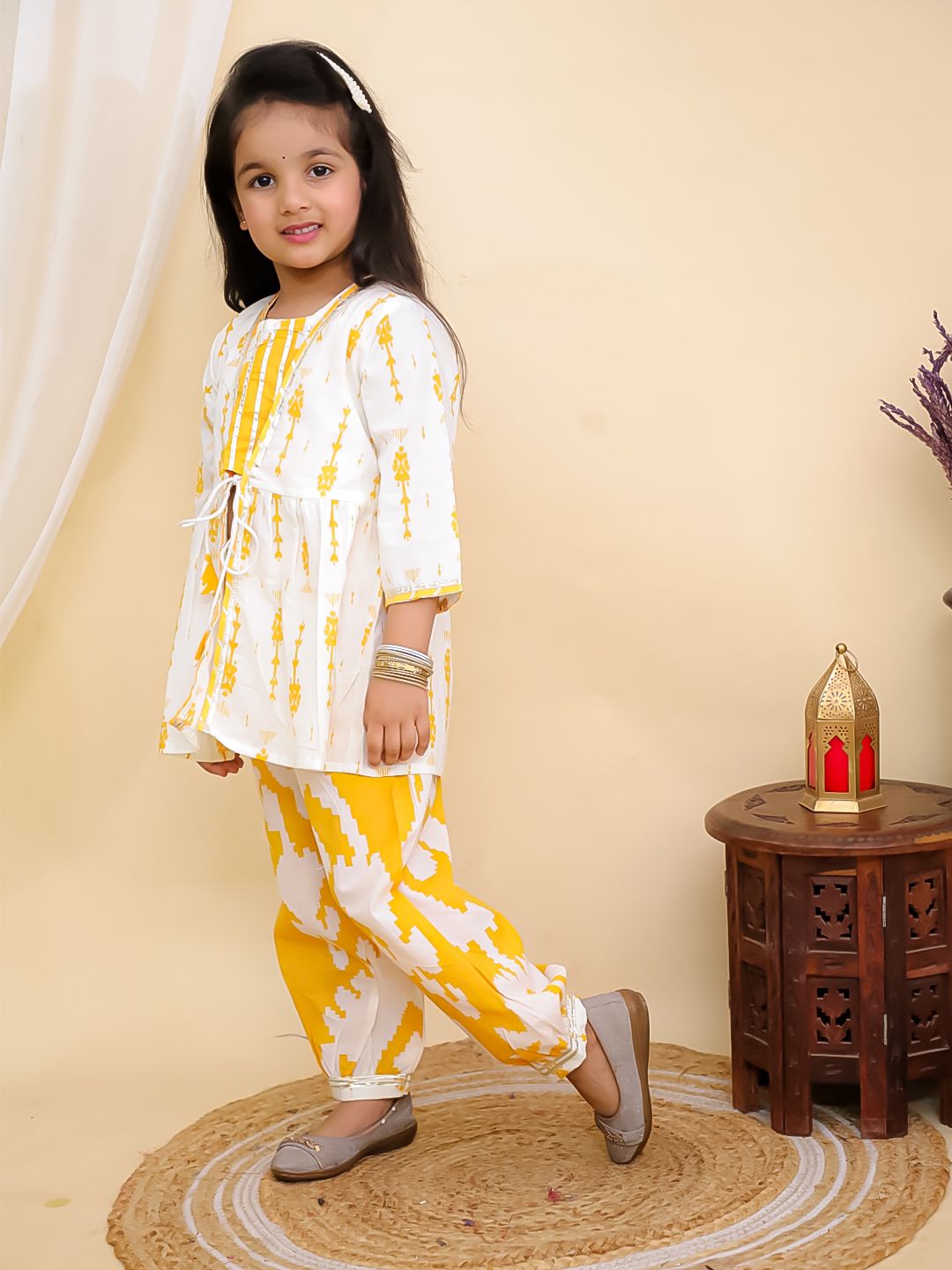 Girl's peplum co-ord set