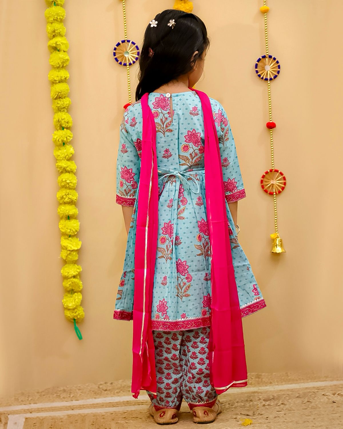 Girls Kurti with Afgani Pant