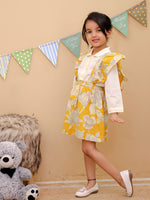 Girl's shirt skirt with frilled strap