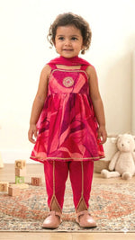 Rosy Charm Kurta Dhoti set