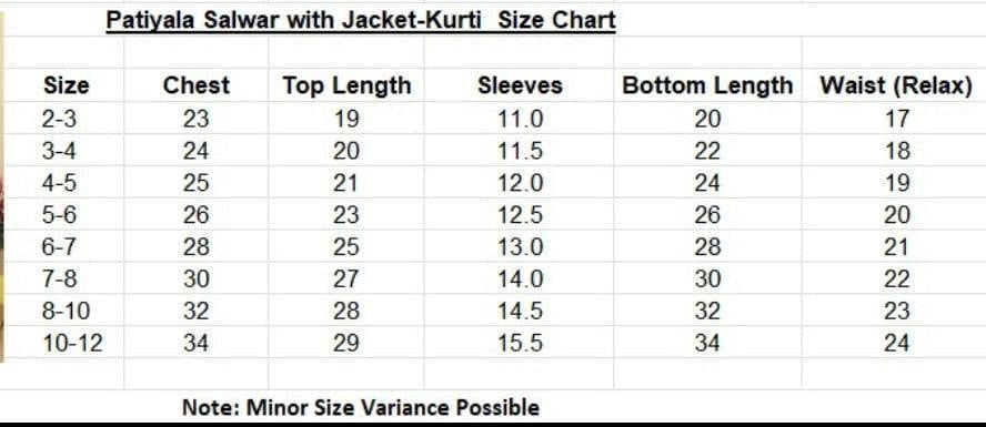 Pink kurta with patiala set