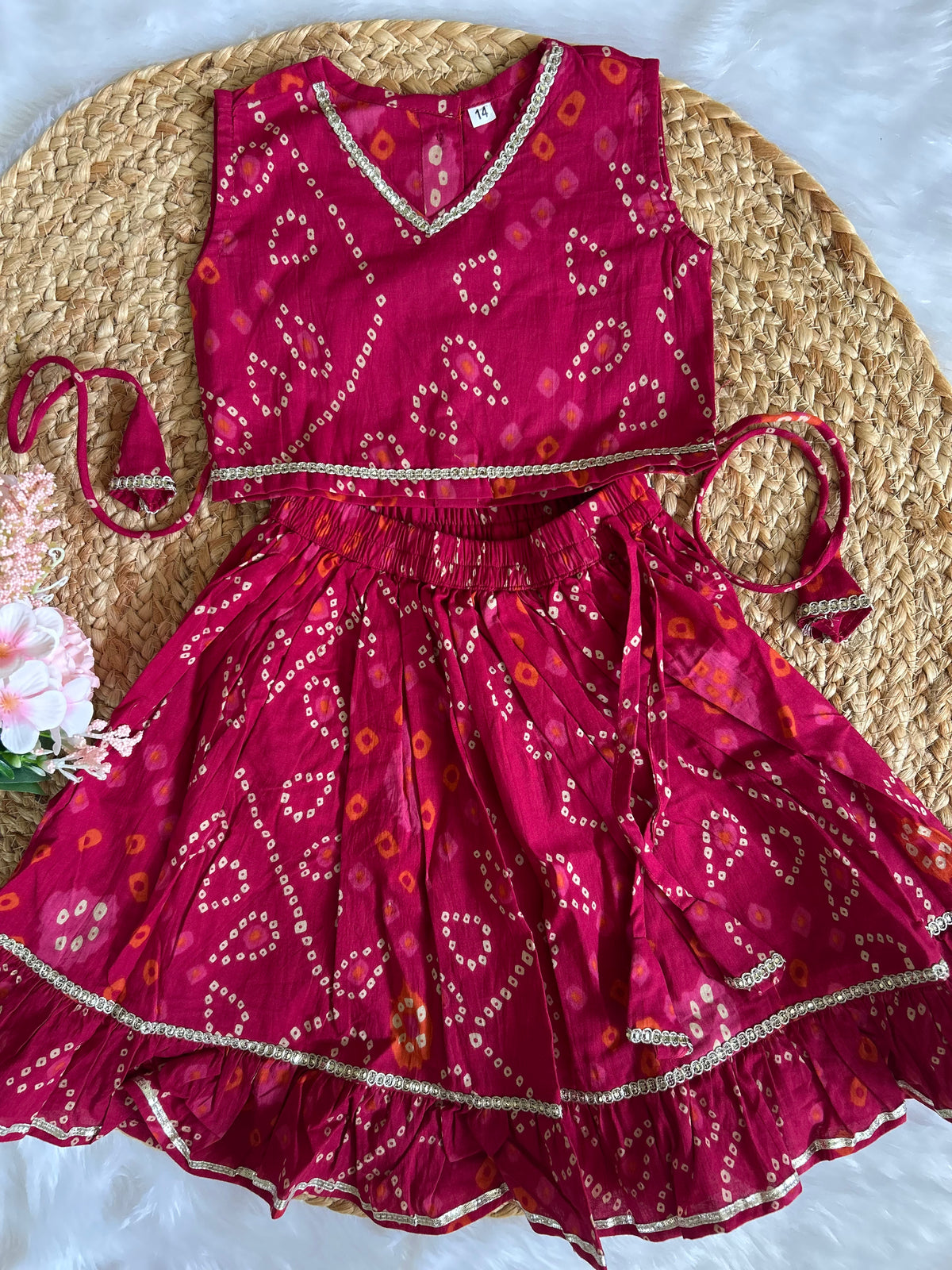 Infant lehenga choli