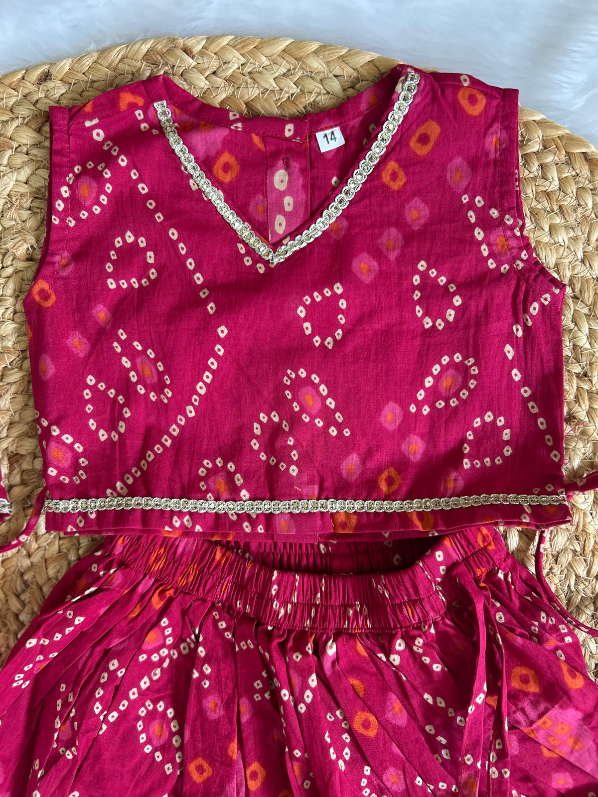 Infant lehenga choli