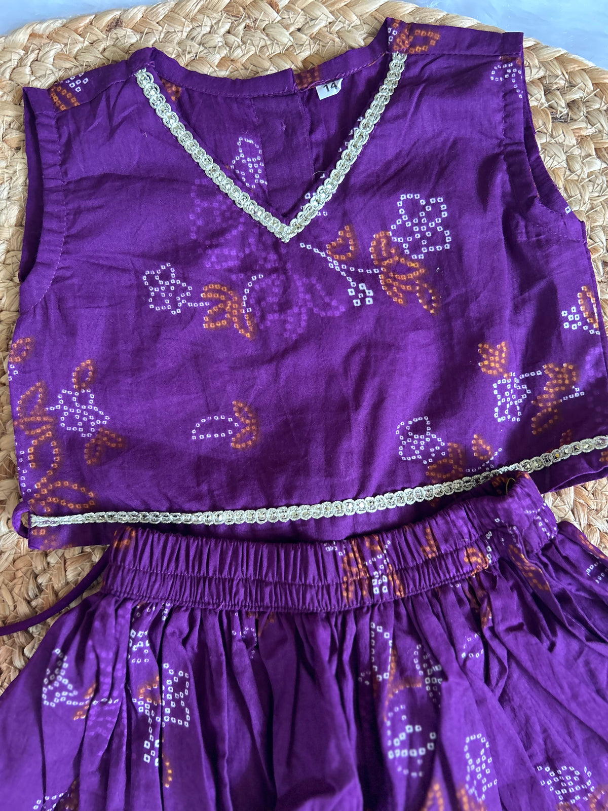 Infant lehenga choli