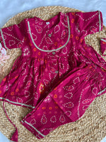 Infant bhandej kurti pant