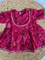 Infant bhandej kurti pant
