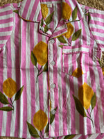 Pink Lemon Bliss Cotton Night Suit Set