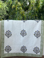 "Neelkamal" mulmul baby quilt