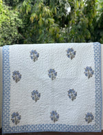 "Berry Blush" mulmul baby quilt