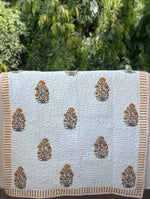 "Basanti" mulmul baby quilt