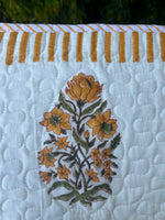 "Basanti" mulmul baby quilt