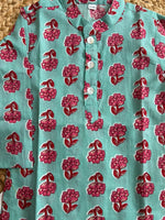 Mint Blossom Boys Kurta Pajama Set