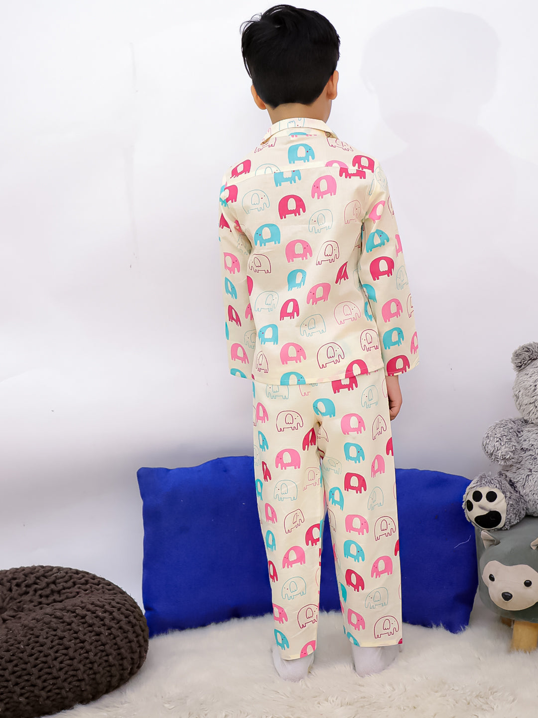 Elephant Parade Night Suit Set-Unisex