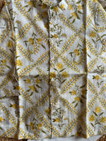 Infant boy's kurta pajama-White yellow