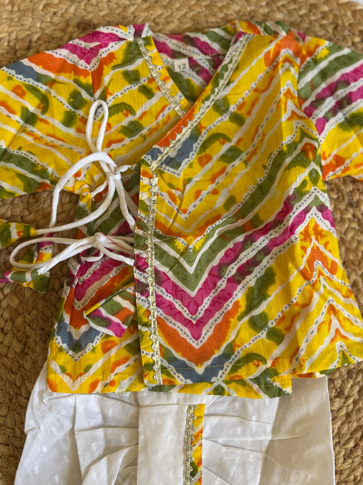 Infant Boys Dhoti Kurta set-lehriya