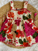 Floral Bloom Kurta Dhoti Set