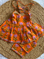 Infant Kurti with Pant-Orange