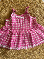 Pink Blush Gingham Co-ord Set-Infant
